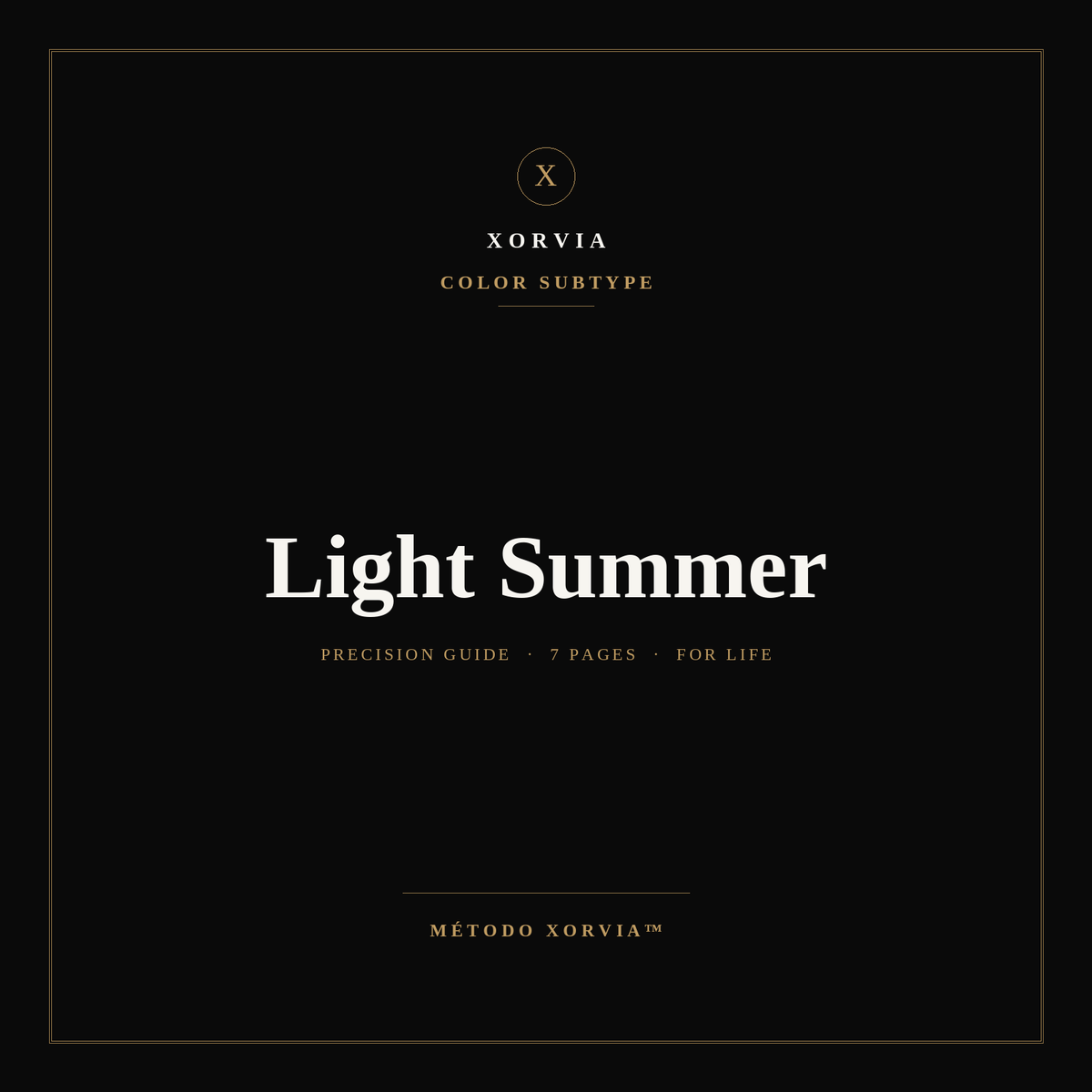 Light Summer Color Guide — Xorvia Identity™