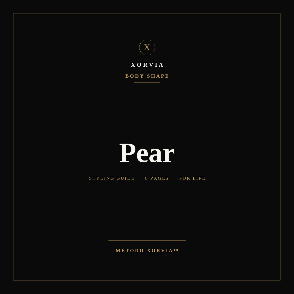 Pear Body Guide — Xorvia Identity™