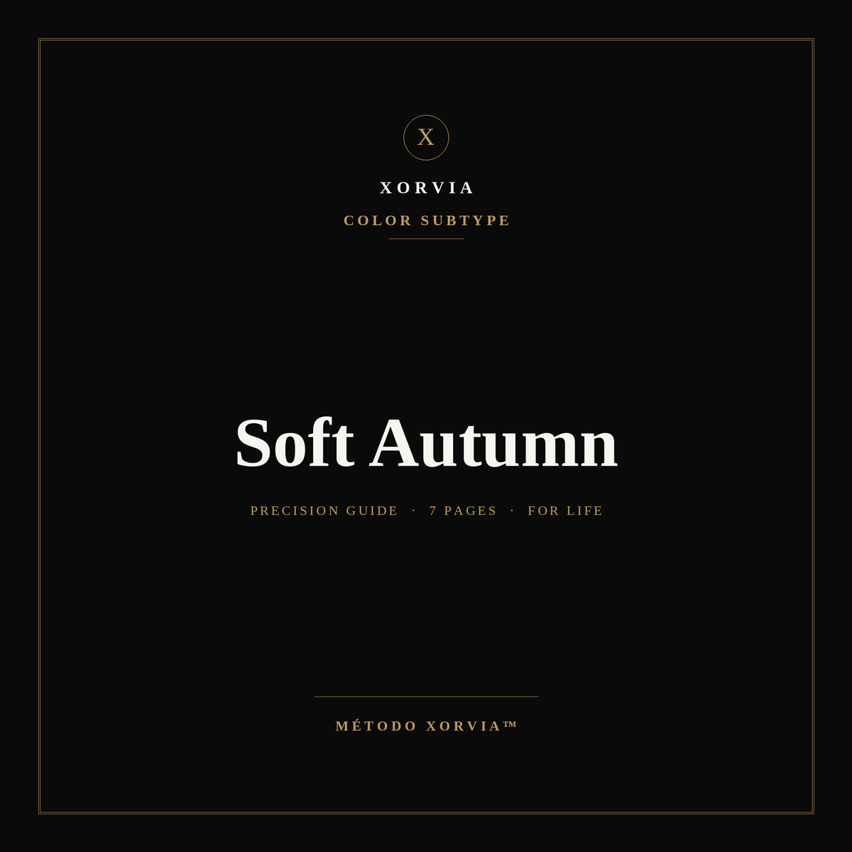 Soft Autumn Color Guide — Xorvia Identity™