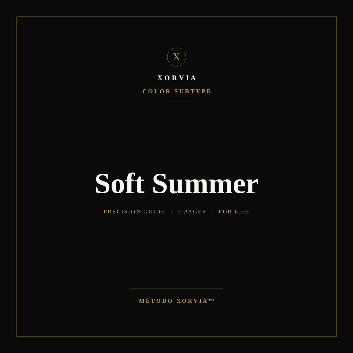 Soft Summer Color Guide — Xorvia Identity™